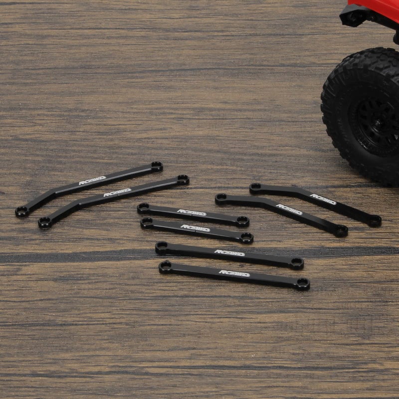 RCAWD Alloy SCX24 JLU High Clearance Links Set for Axial 1/24 SCX24 C10 Linkage Tie Rod AXI00001 AXI00002 Upgrade Parts - Image 5